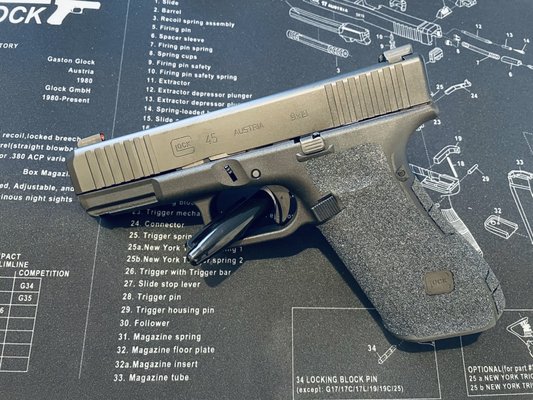 Glock 45 with Ameriglo Spartan Operator Night Sights