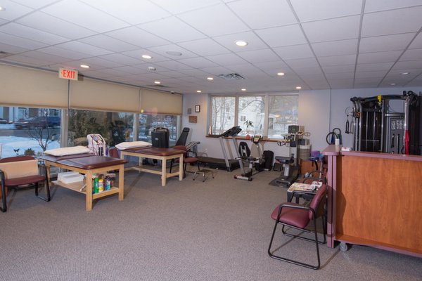 Physical Therapy Room at Cornerstone Chiropractic and Rehabilitation