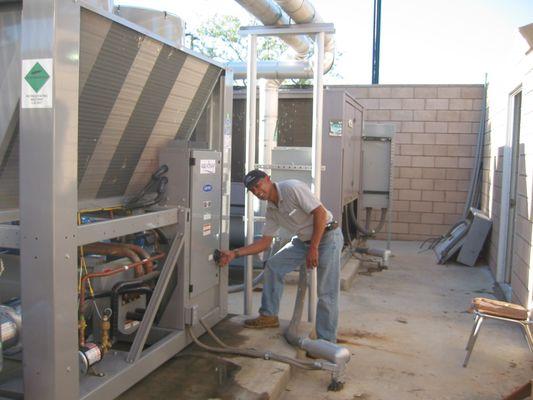 Lancaster Library chiller replacement project