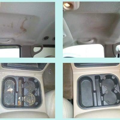 Ketchup on the ceiling isn't cool. Whose cupholders don't look like this???