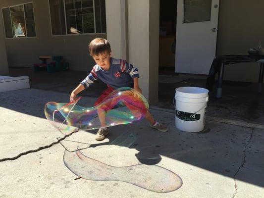 BUBBLES! The best science day ever!