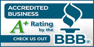 We are a BBB Accredited Member  with an A+ rating