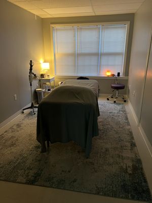 Calm, private and peaceful treatment space