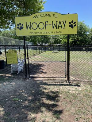 Have a pet area at the park.