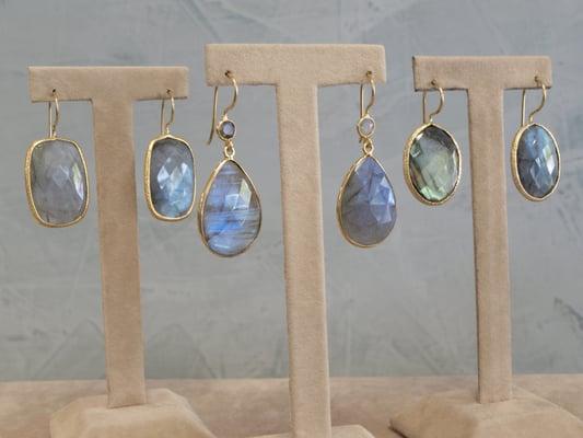 Labradorite Sterling Silver Earrings