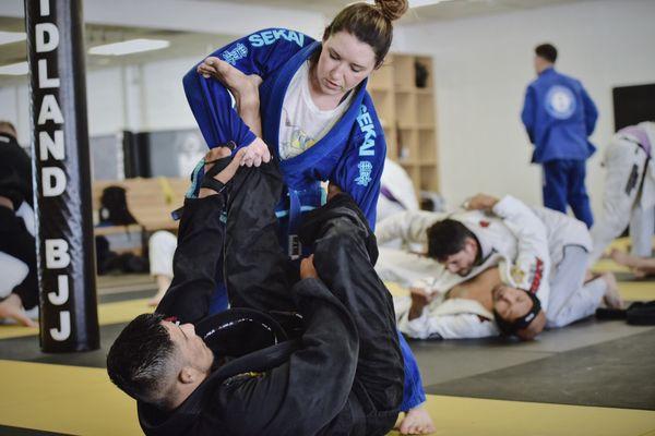 Our classes incorporate men and women. This allows females to work to overcome stereotypes and mental blocks for effective self defense.