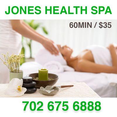 Jones Health spa , 702 675 6888 2815 S Jones blvd, las vegas , NV89146