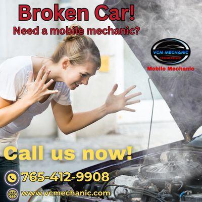 Broken car?
need a mechanic?
Call us now
VCM Mechanic