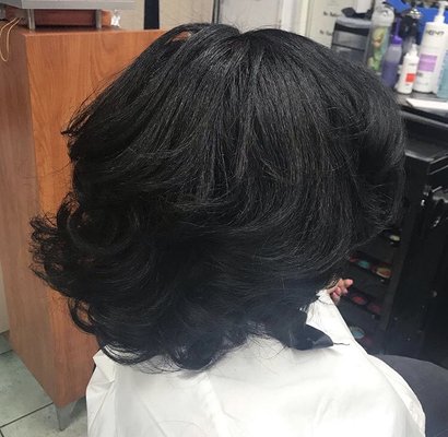 Wash,deep treatment,set and blow styling!