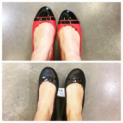 On sales! Two of these pretty flats for $40! Get them fast!