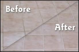 We clean tile and grout