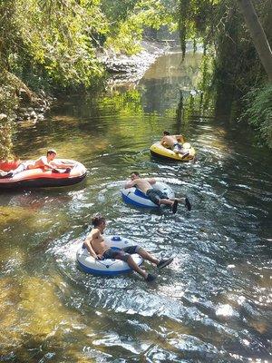 Some of our tribe floating down the river! #Activities