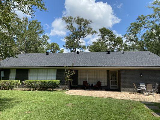 The crew who replaced our roof did an amazing job, and  we can't even tell they were here.