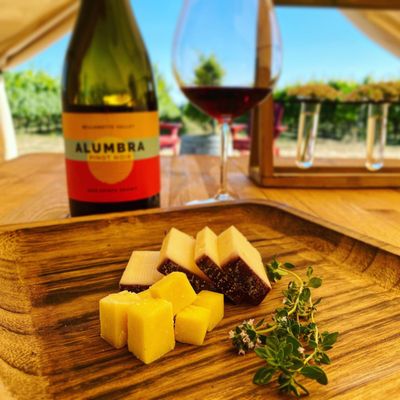 Alumbra Cellars Tasting Tent