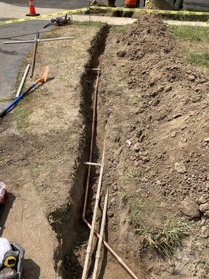 Main water line replacement