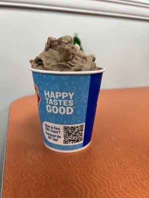 Hot chocolate blizzard