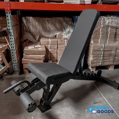 Heavy duty commercial weight bench