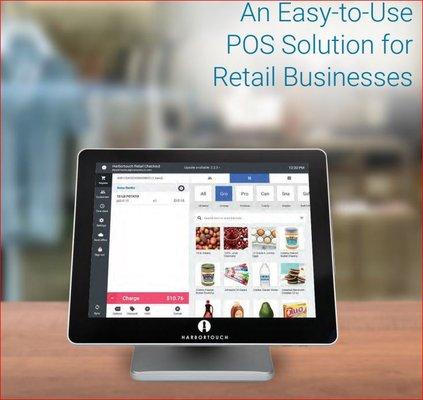 Retail POS-software & hardware with touchscreen.  Provides
 Inventory Management, Purchase Order Creation & Employee Management.,