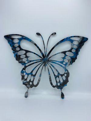 Metal cut butterfly