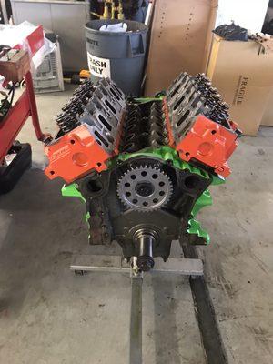 Complete engine rebuild