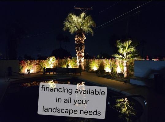 Financing available in all your landscape needs.