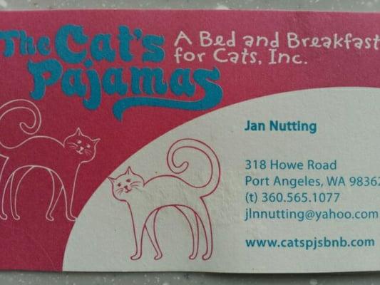 The Cat's Pajamas - A Bed Breakfast 4 Cats