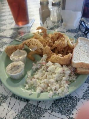 Catfish lunch special, $10 with drink