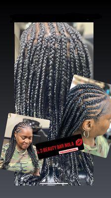 Individual feed in braids