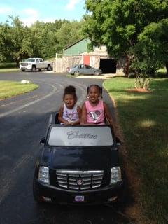 Aubriianna and Iiyanna, Ron and Cindy's beautiful Grand Daughters