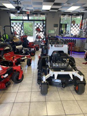 Wide selection of mowers