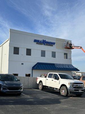 Commercial exterior painting