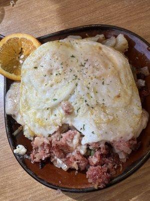 Corned beef hash, literally the best I've ever had!