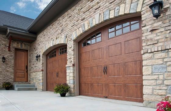 Wood Look Garage Doors