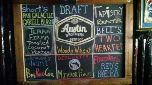 Draft line up for Friday October 7th