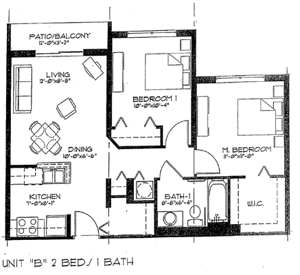 Colonial Park Apartments in Margate, FL offering one and two bedroom apartments for rent in Margate.