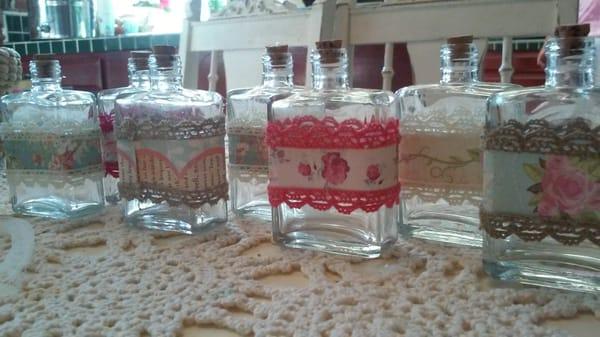 Decorative mini bottles for sale...