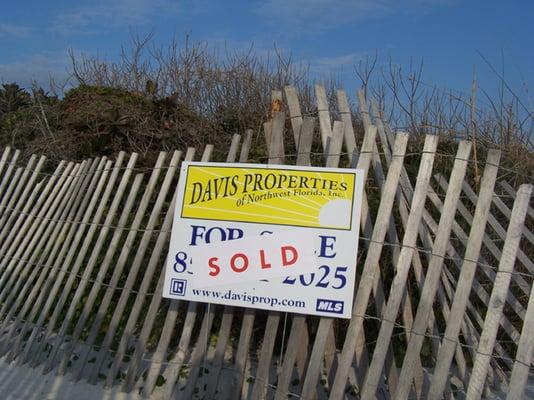 Davis Properties "For Sale" & "Sold Signs"