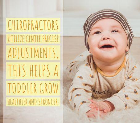 Most babies  need chiropractic due to sudden movements and physical developments such as learning to walk.