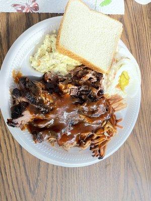 Two Meat Brisket & Pulled Pork