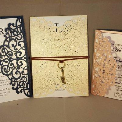 Laser Cut Invitations