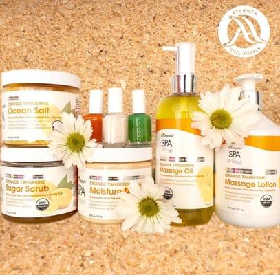 Certified Organic spa products