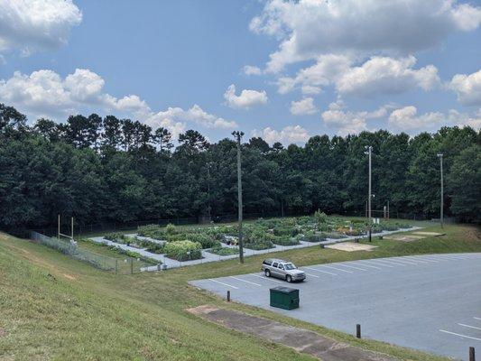 Community garden at Civitan Park, Hickory