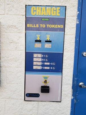 TOKENS ONLY. SO CONVENIENT...NOT! LOL