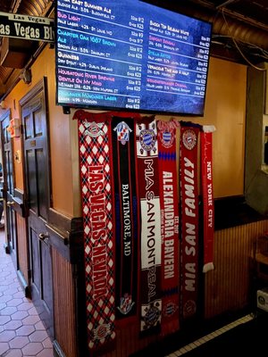 Beer menu and banners June 2021