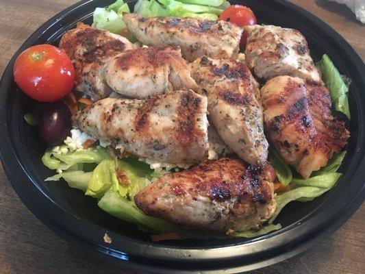 Chicken Kebab Salad