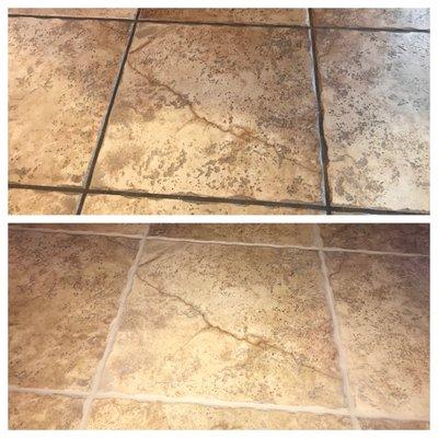 Grout recoloring