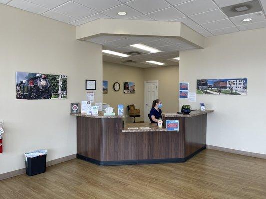 Our front desk and wonderful staff!