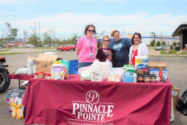 Pinnacle Pointe team heads up multiple community relief missions after Dayton tornadoes.