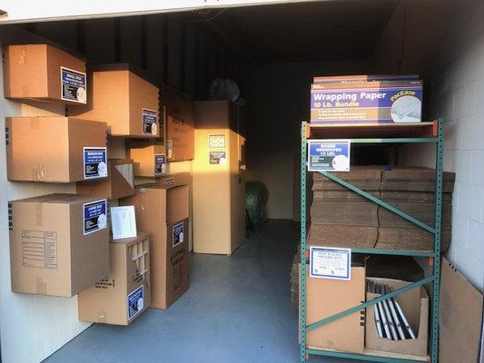 We sell Moving Boxes and Moving Supplies