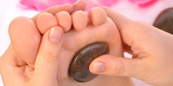 Hot Stone Foot Massage